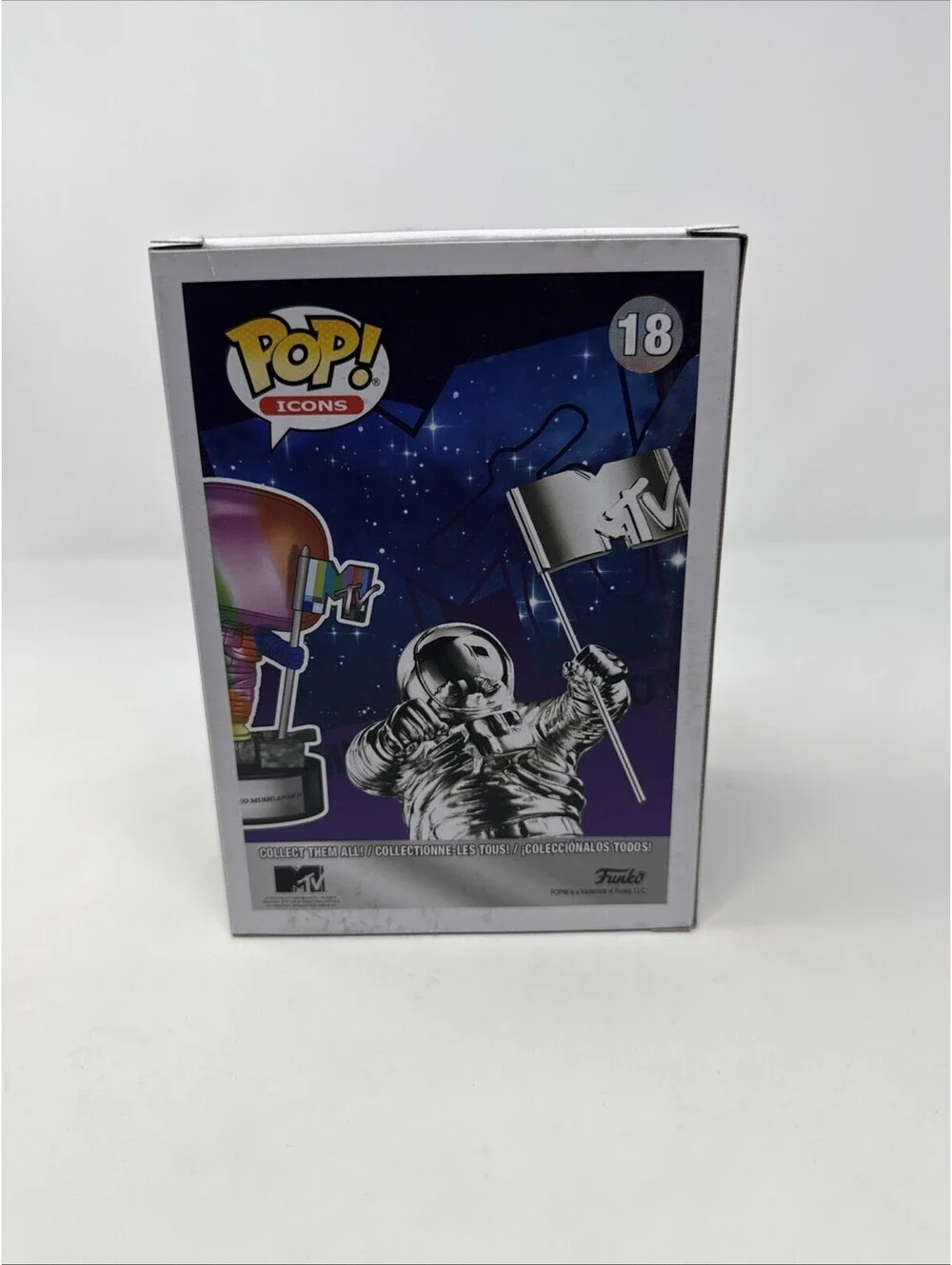 MTV Moon Person #18 Funko Pop! Classic Icon Silver Vinyl Figure